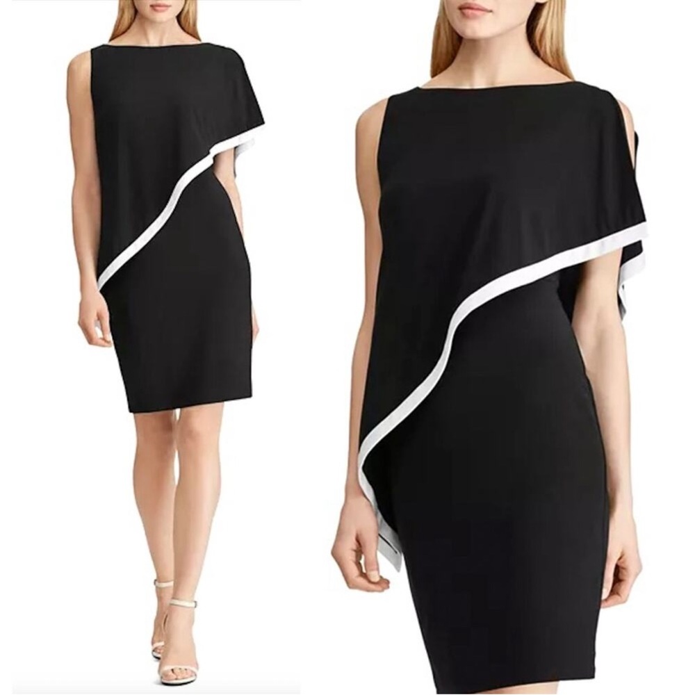 LAUREN RALPH LAUREN CAPE DRESS NWT